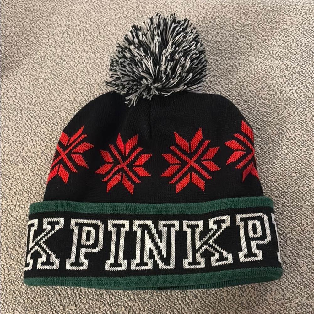 Victoria’s Secret PINK Pom Pom Beanie